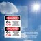 Signmission Inorganic Arsenic Cancer Hazard Bilingual Danger Sign, Vinyl Decal, 7in W x 10in L, 2PK OS-2PACK-DS-D-710-VS-1376 - alternate 3